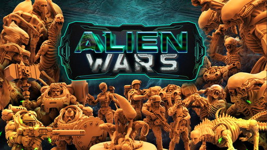 Alien Wars - 21 Piece Complete Set