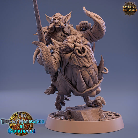 Goblins - Tusked Marauders of Gauntwood - Krimli Smite on Head Runner