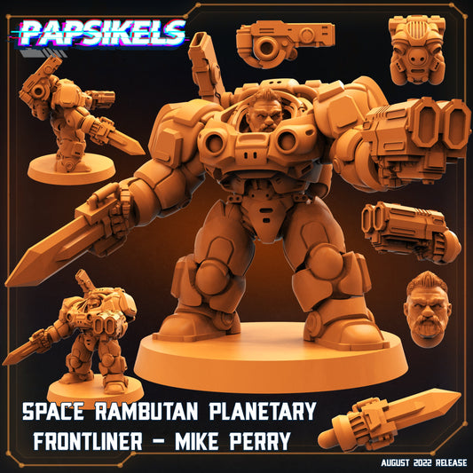 Space Rambutan Planetary Frontliner - Mike Perry