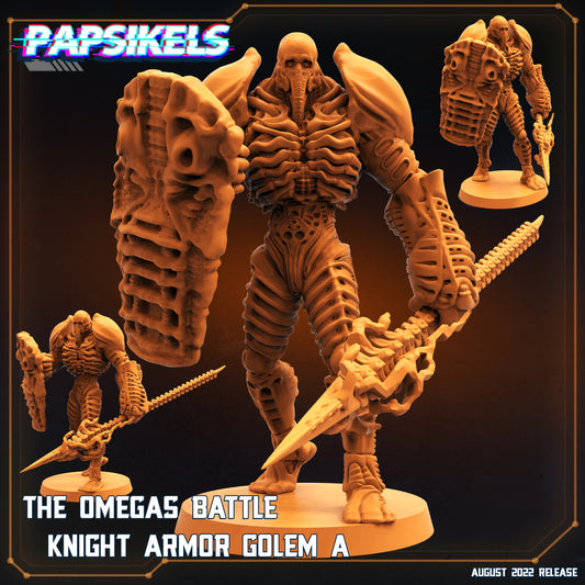 Omega Battle Knight Armor Golem - A