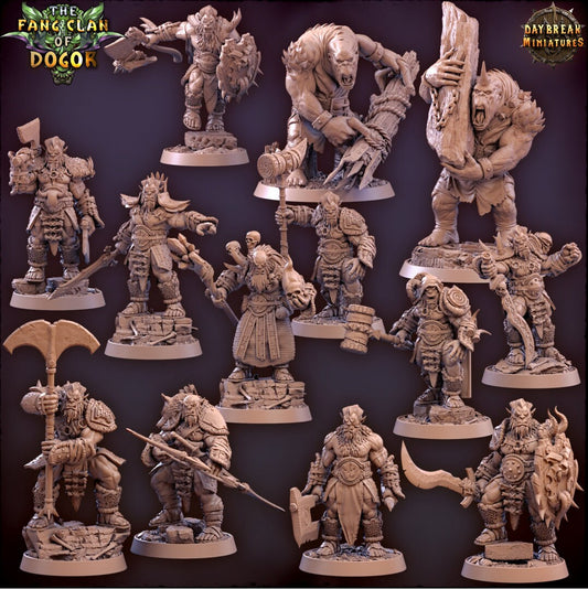 Bugbears - The Fang Clan of Dogor - 13 Piece Compete Set