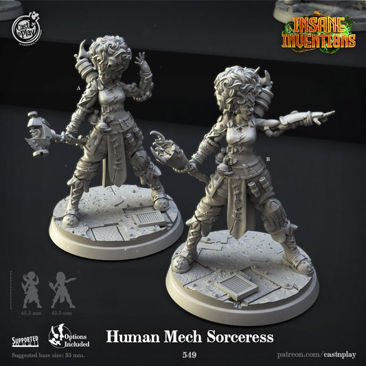 Human Mech Sorceress