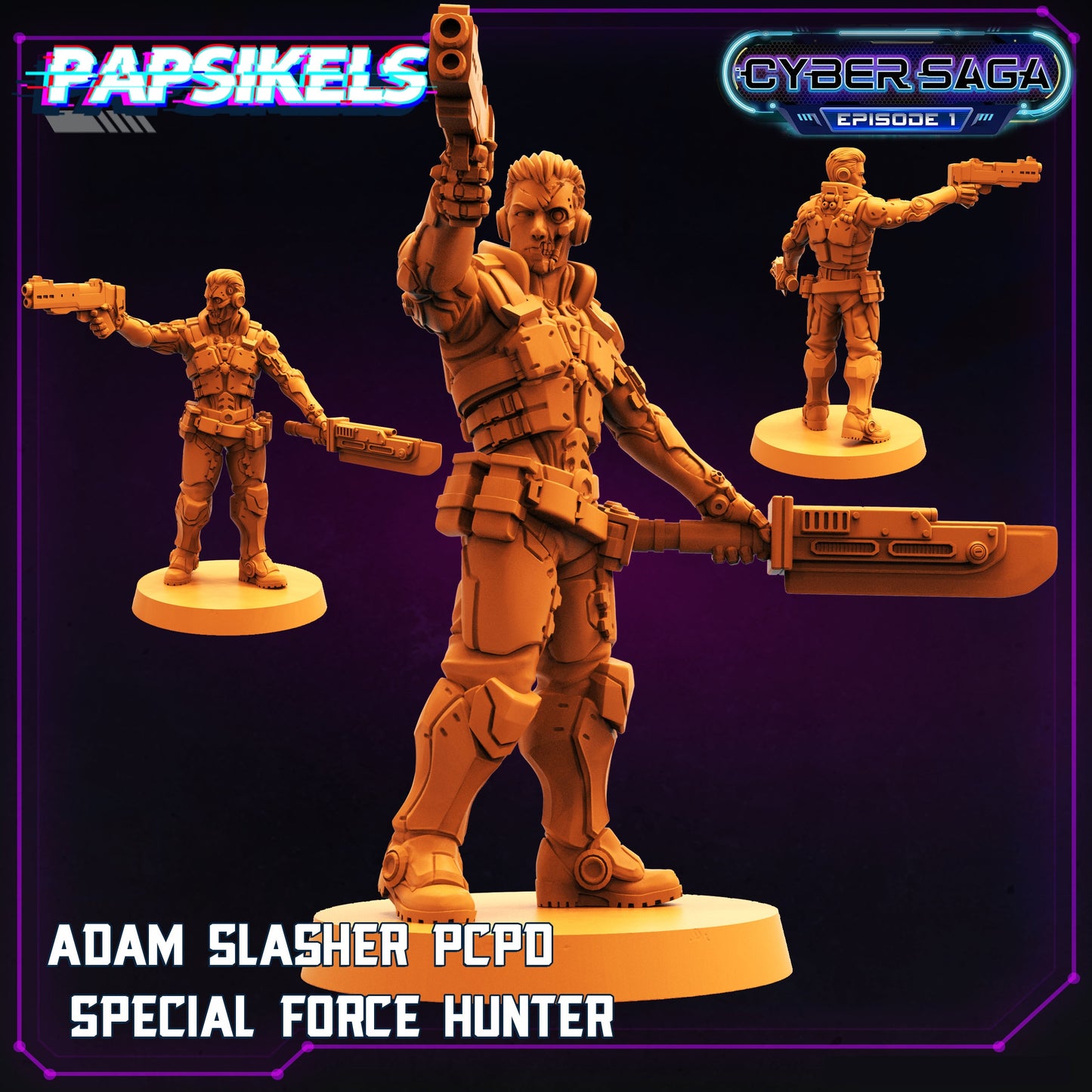 Cyber-Saga - Adam Slasher PCPD Special Force Hunter