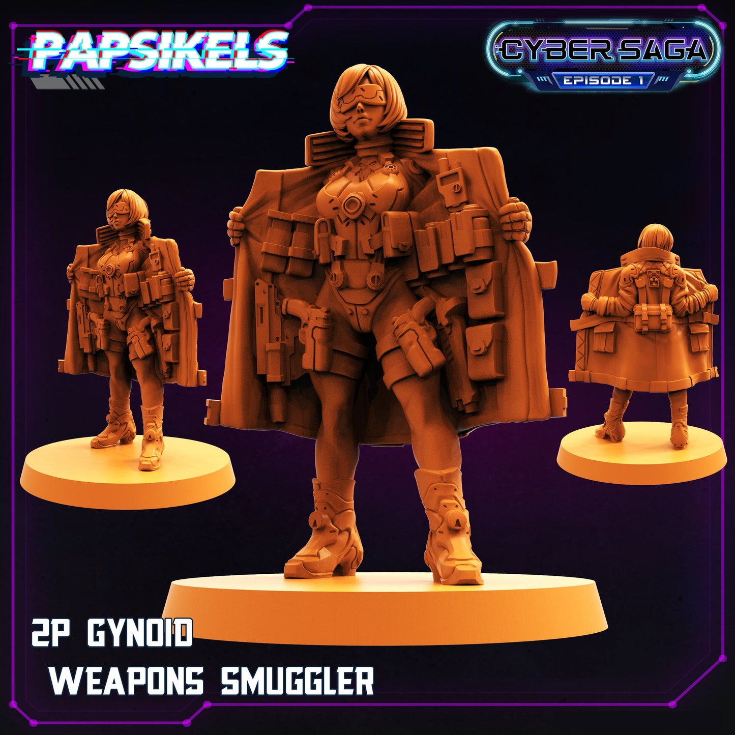 Cyber-Saga - 2P Gynoid Weapons Smuggler