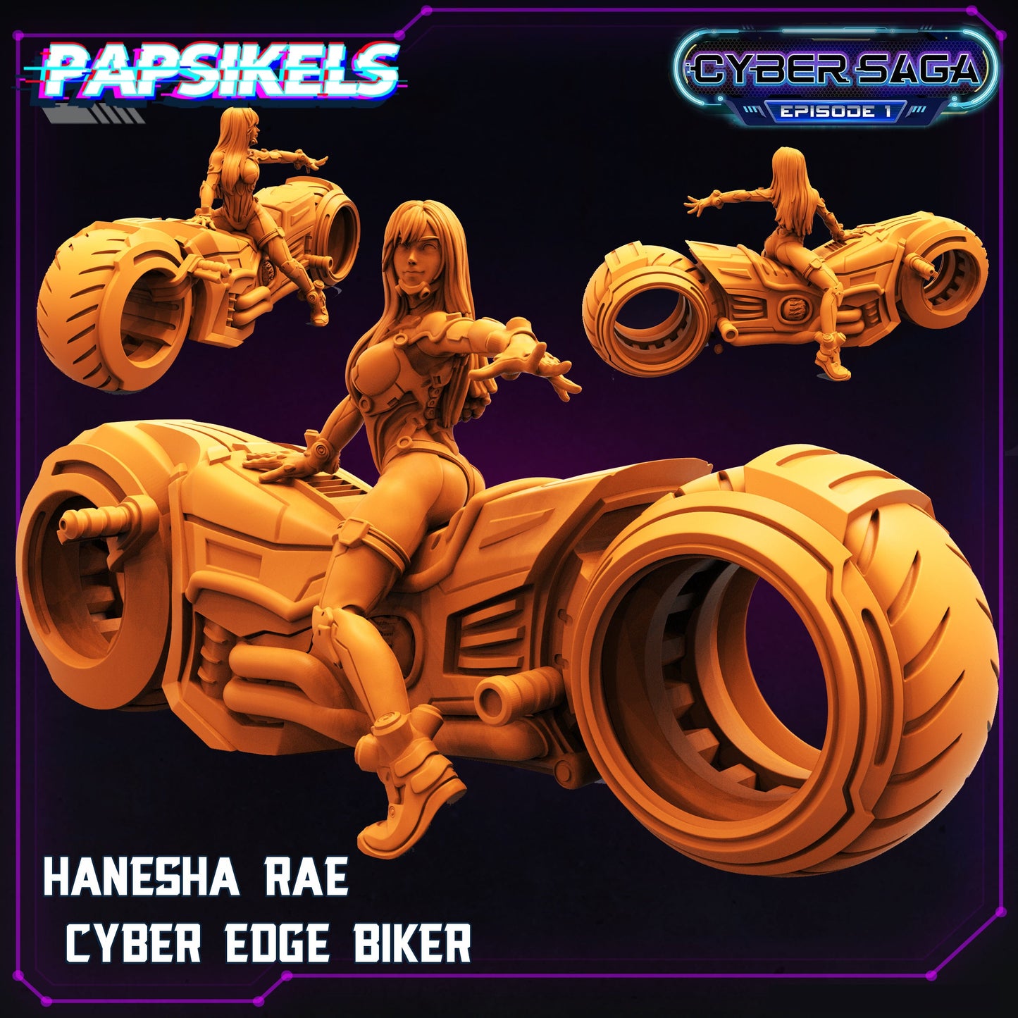 Cyber-Saga - Hanesha Rae Cyber-Edge Biker