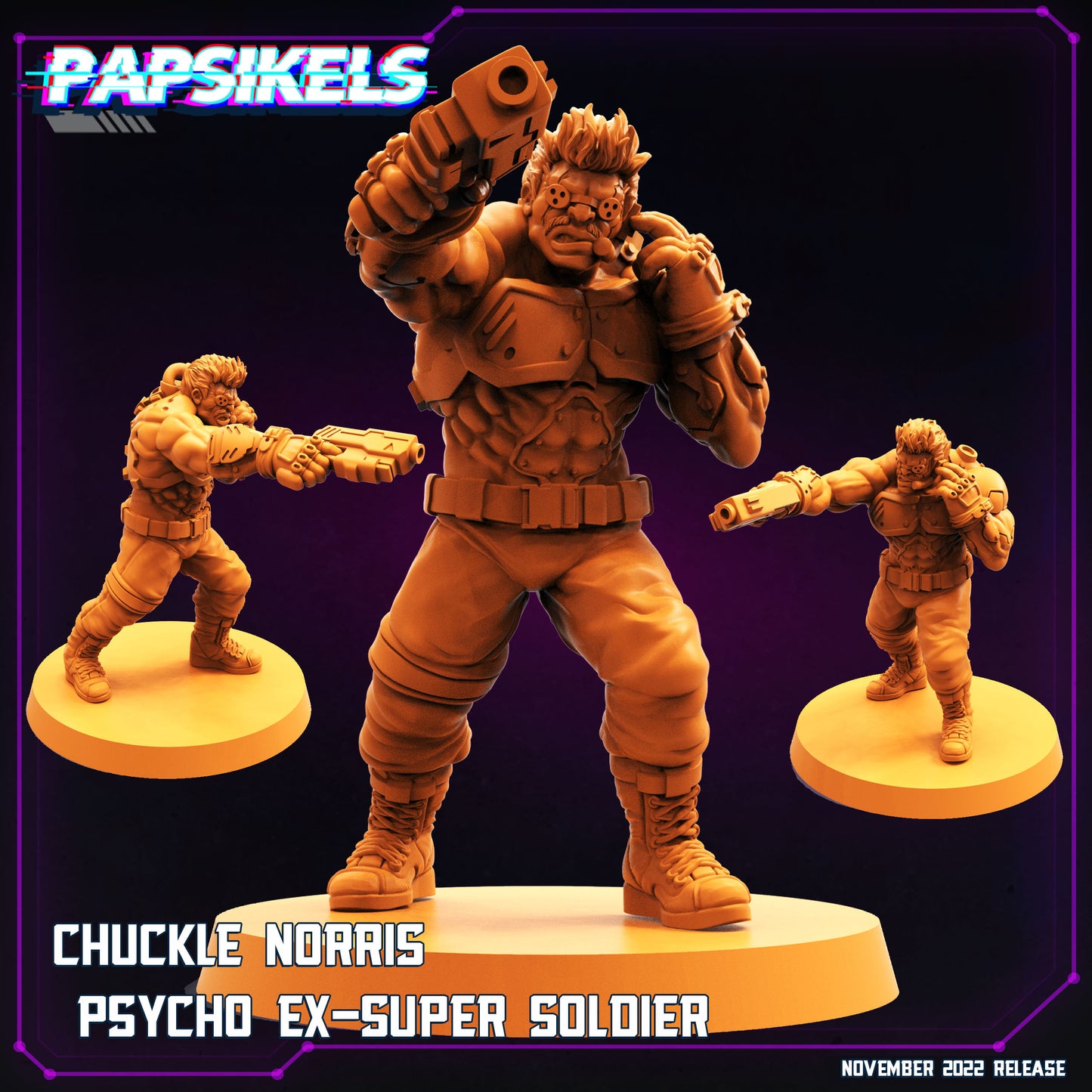 Chuckle Norris Psycho Ex-Super Soldier