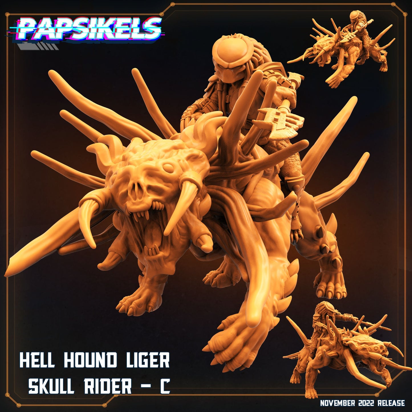 Hell Hound Liger Skull Rider