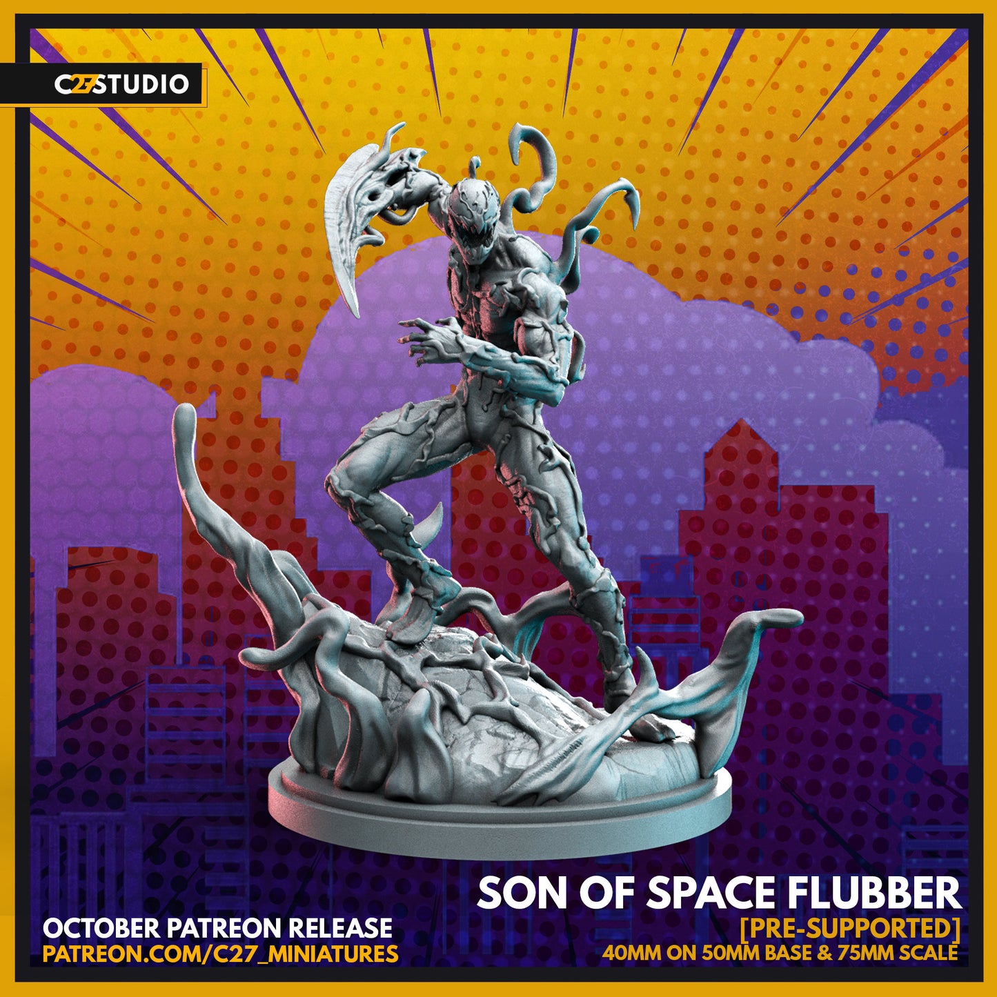 Son of Space Flubber | 40mm Crisis Protocol | DnD | Tabletop Gaming | Tabletop Miniature | Sci-Fi | Cyberpunk | Superheroes | Carnage