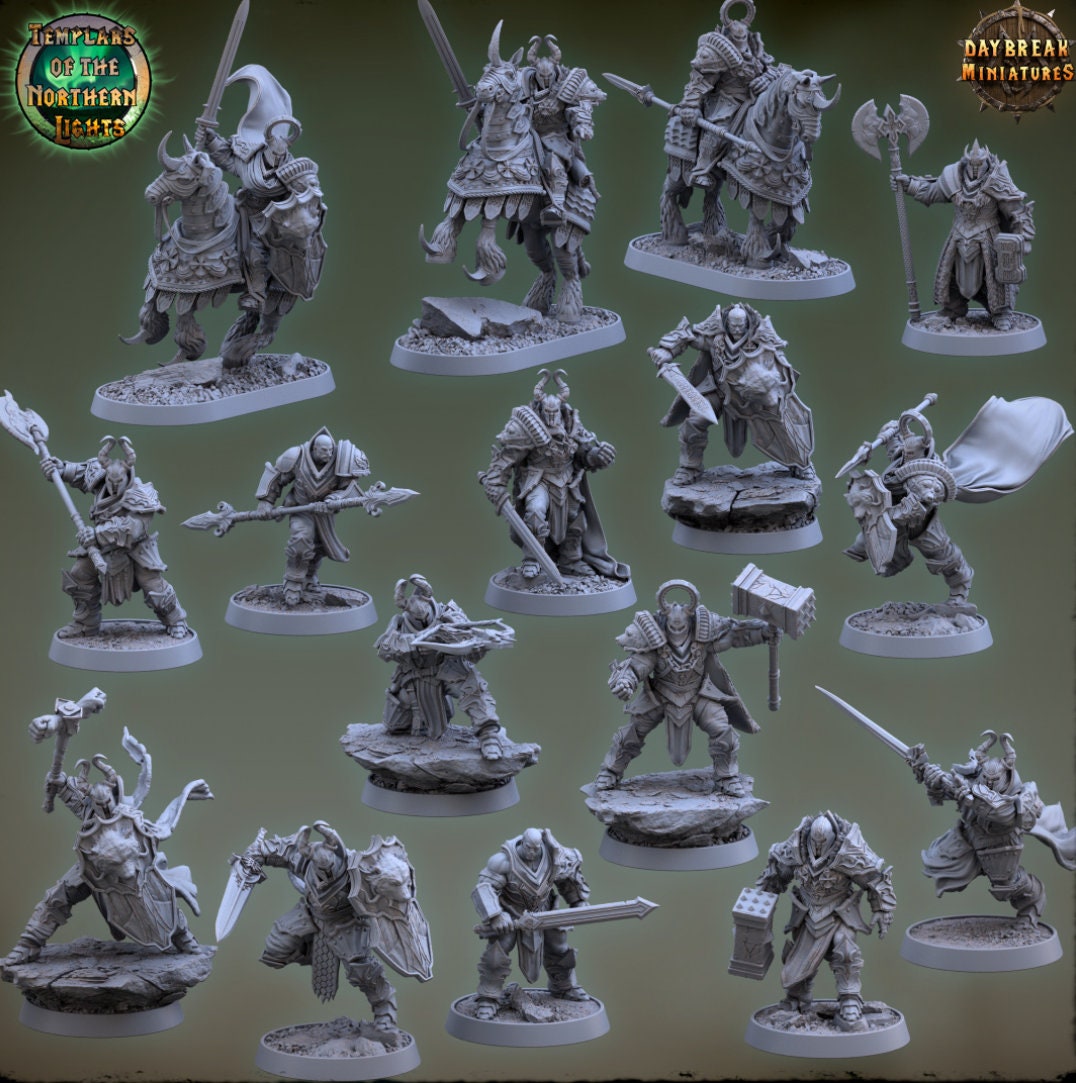 Templars of the Northern Lights 16 Piece Complete Set