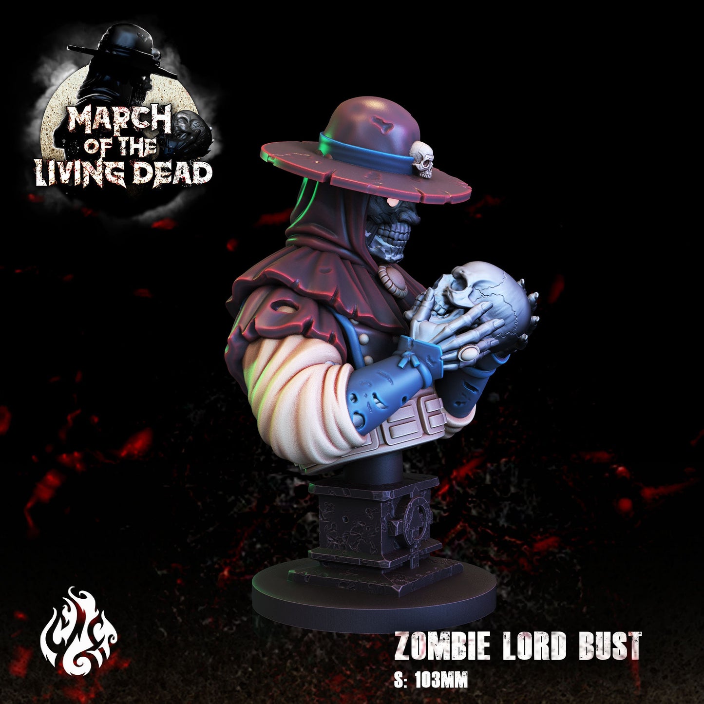 Living Dead - Zombie Lord Bust