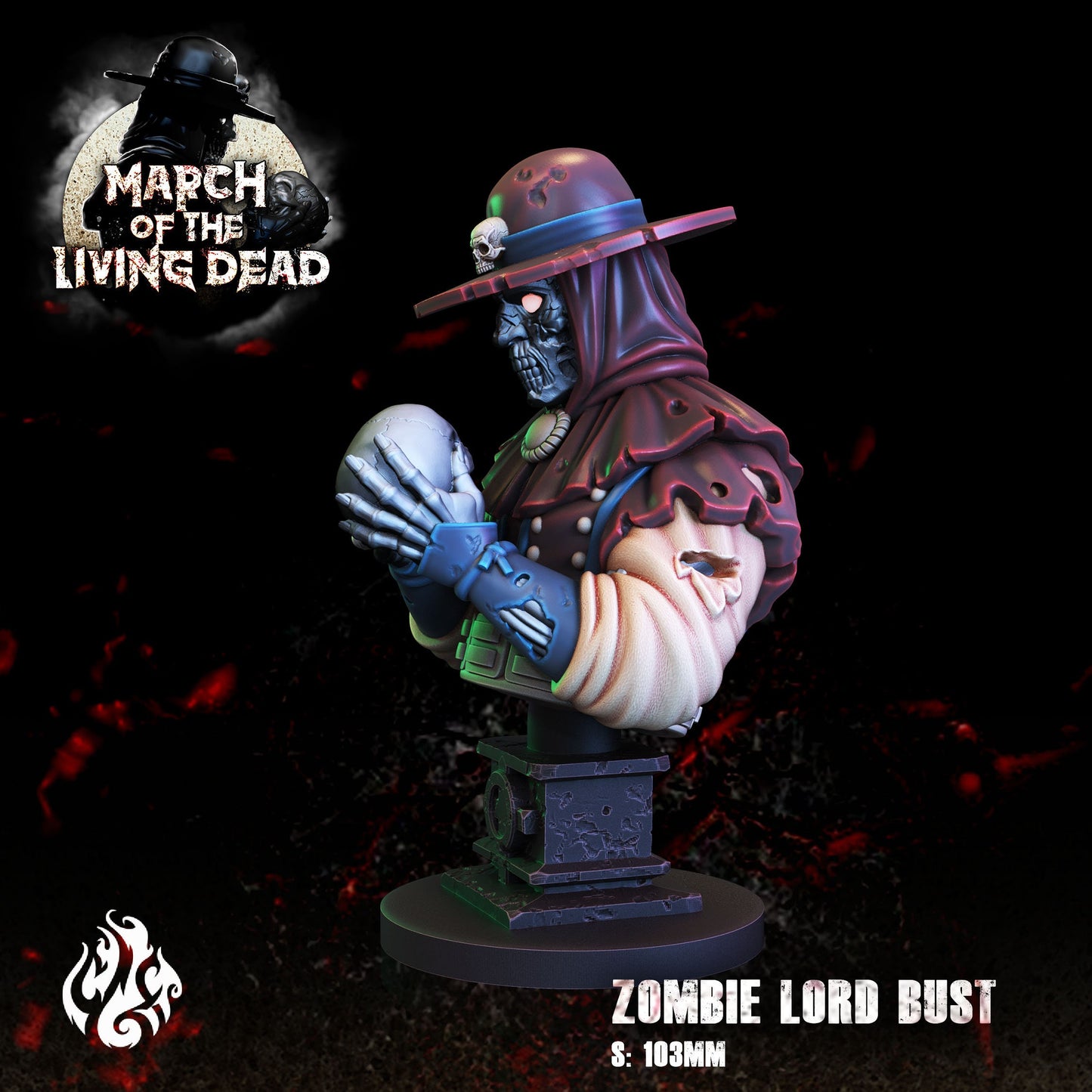 Living Dead - Zombie Lord Bust