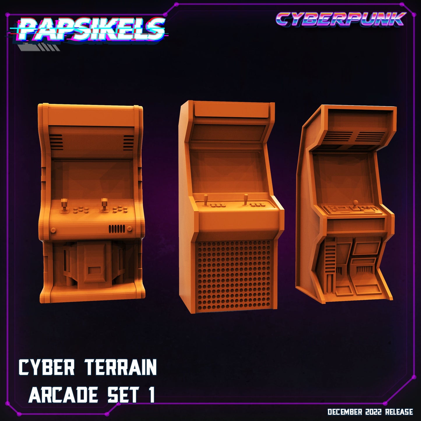 Cyber Terrain - Arcade Set 1 - Set of 3