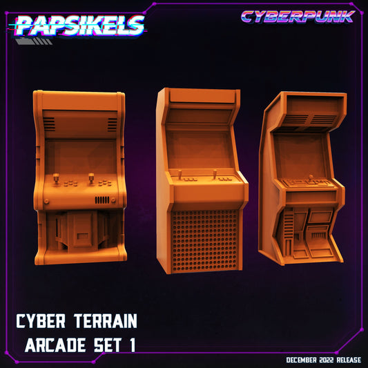 Cyber Terrain - Arcade Set 1 - Set of 3