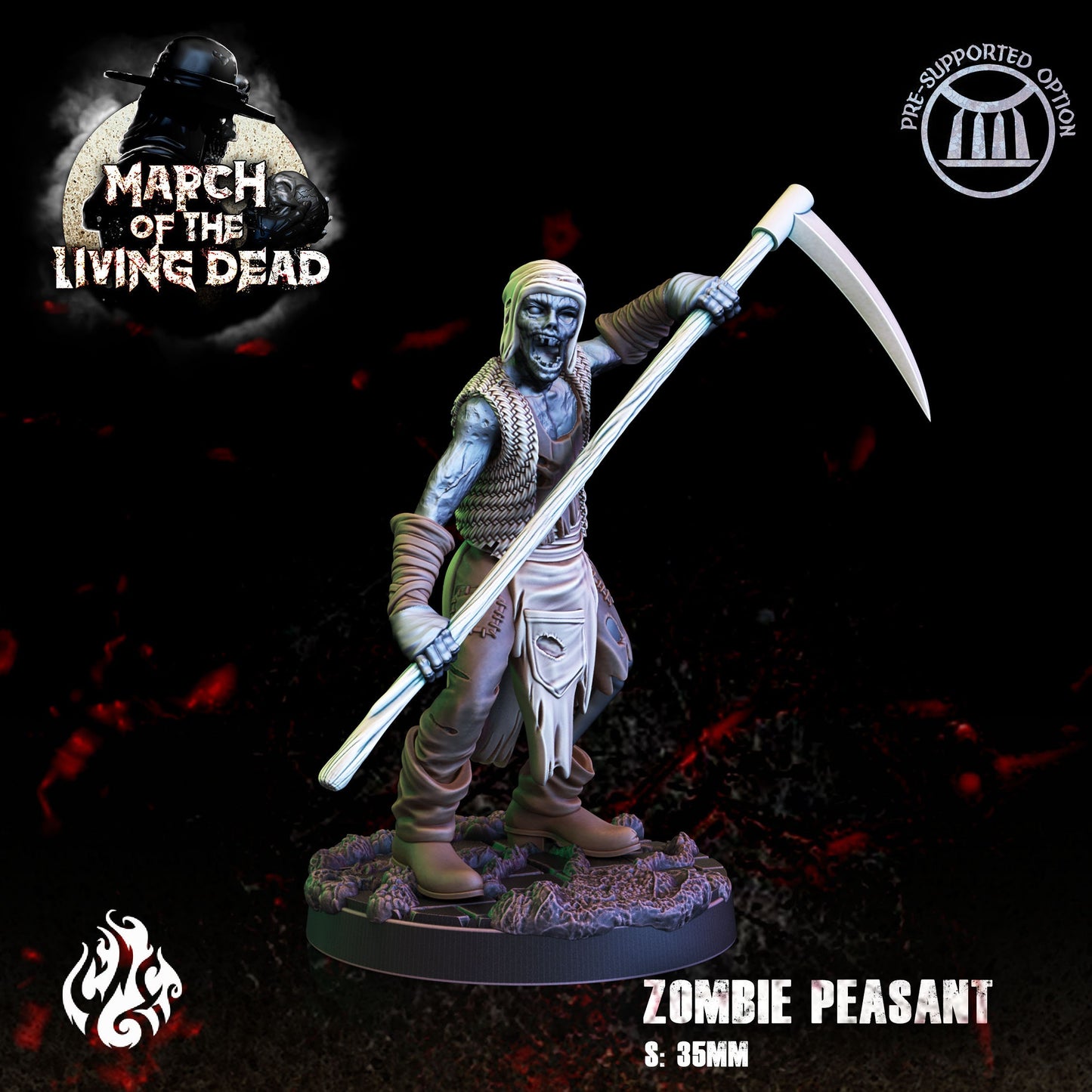 Living Dead - Zombie Peasant Farmer