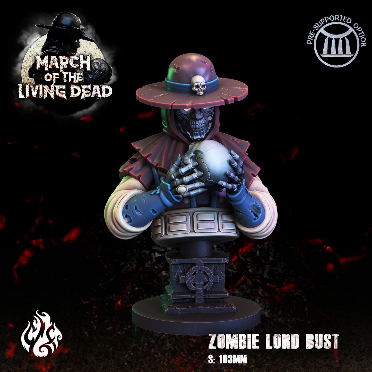 Living Dead - Zombie Lord Bust