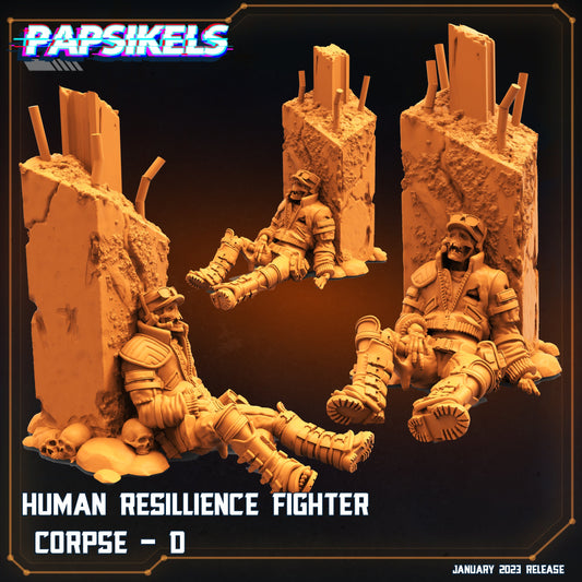 Human Resilience Fighter Corpse - D