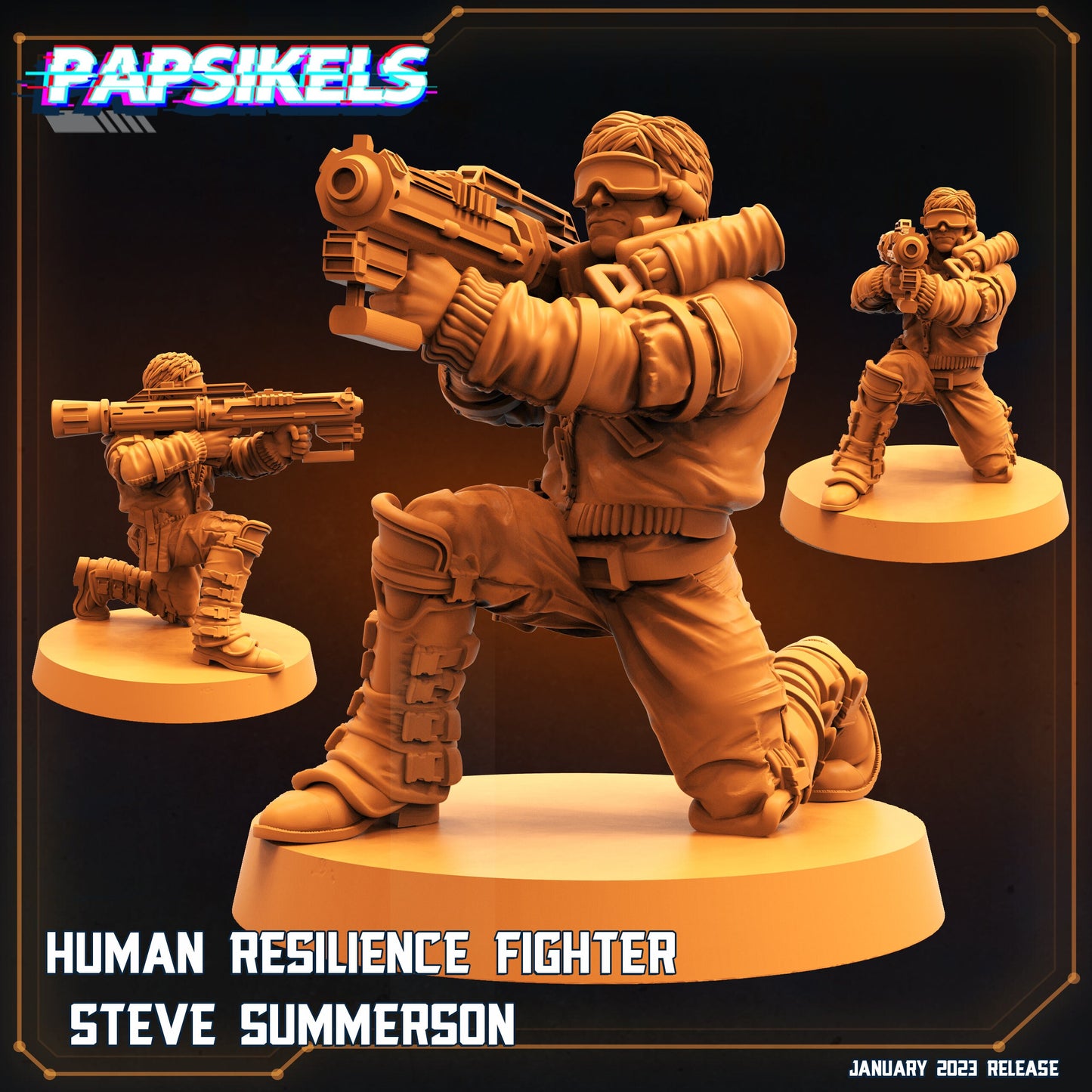 Human Resilience Fighter - Laser Cannon - Steve Summerson