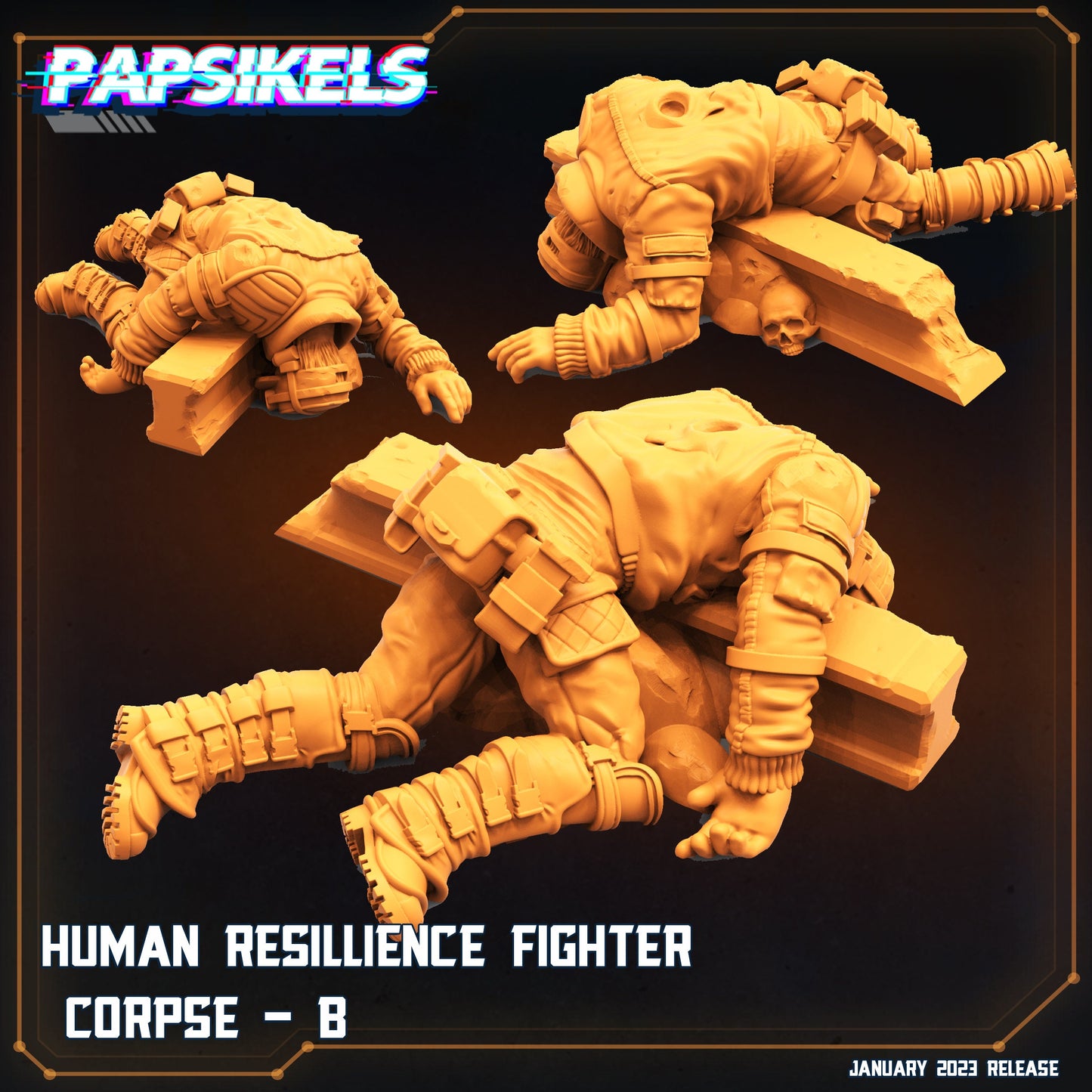 Human Resilience Fighter Corpse - B