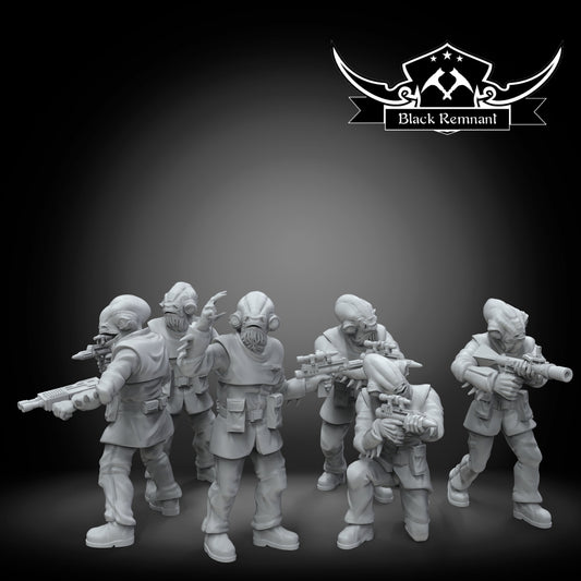 Fish Fleet Troopers - Set of 6