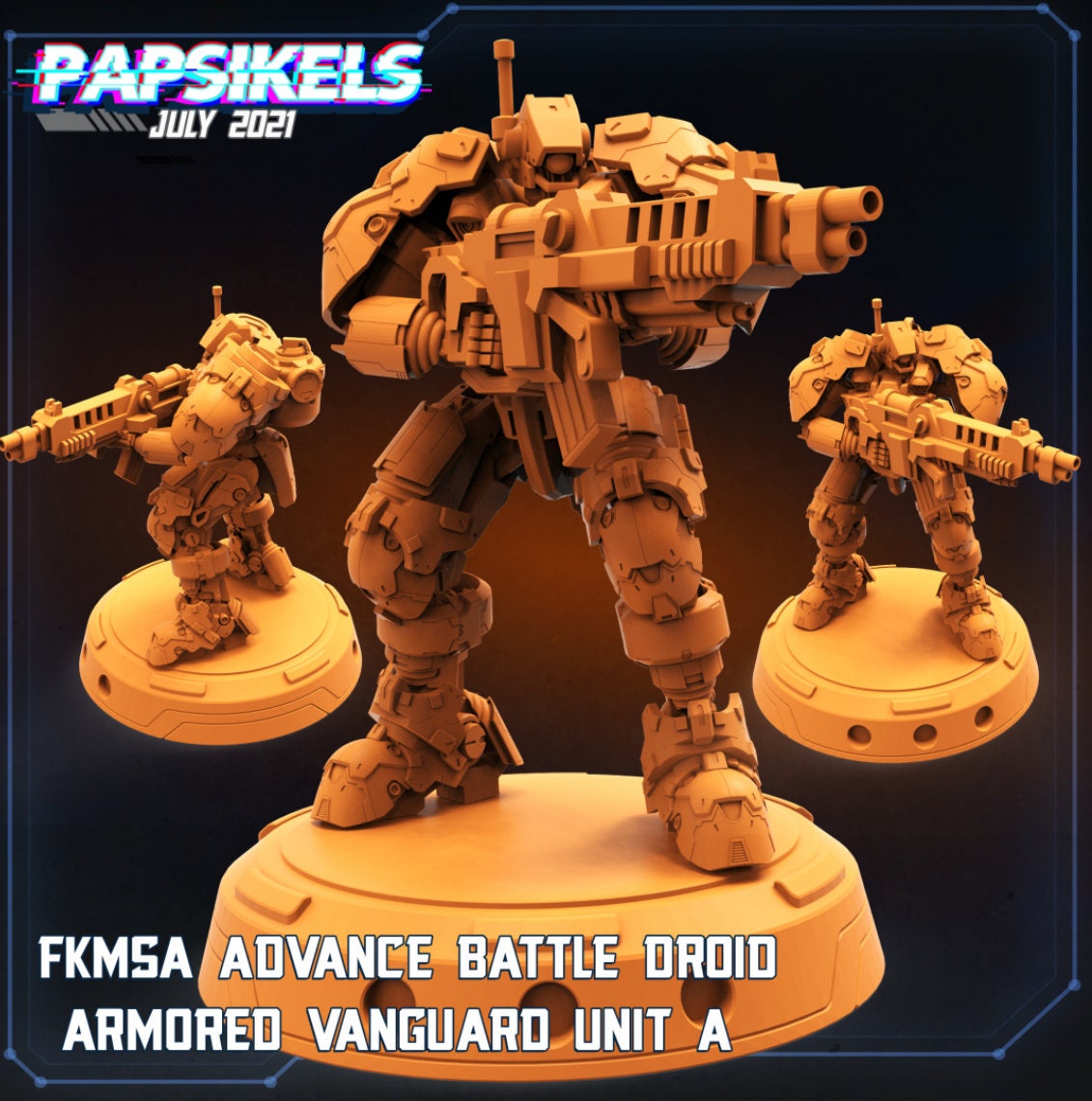 FKMSA Advance Battle Droid Armored Vanguard Unit A