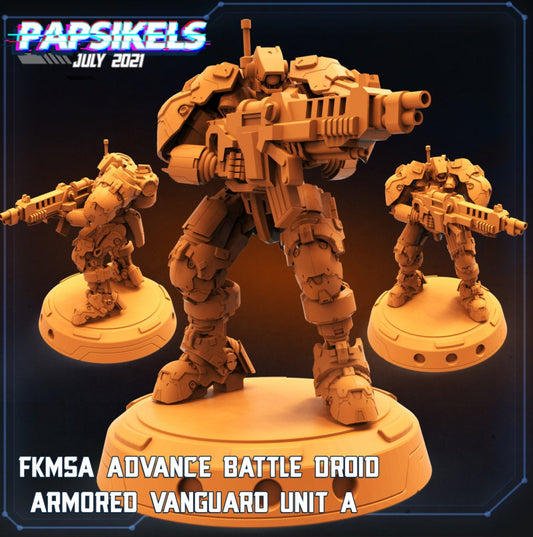 FKMSA Advance Battle Droid Armored Vanguard Unit A