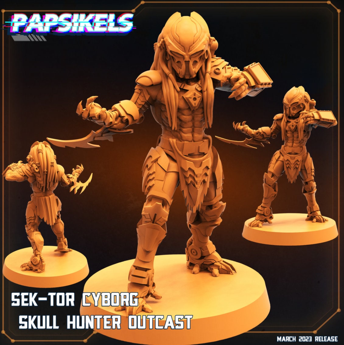 Sek-Tor Cyborg Skull Hunter Outcast