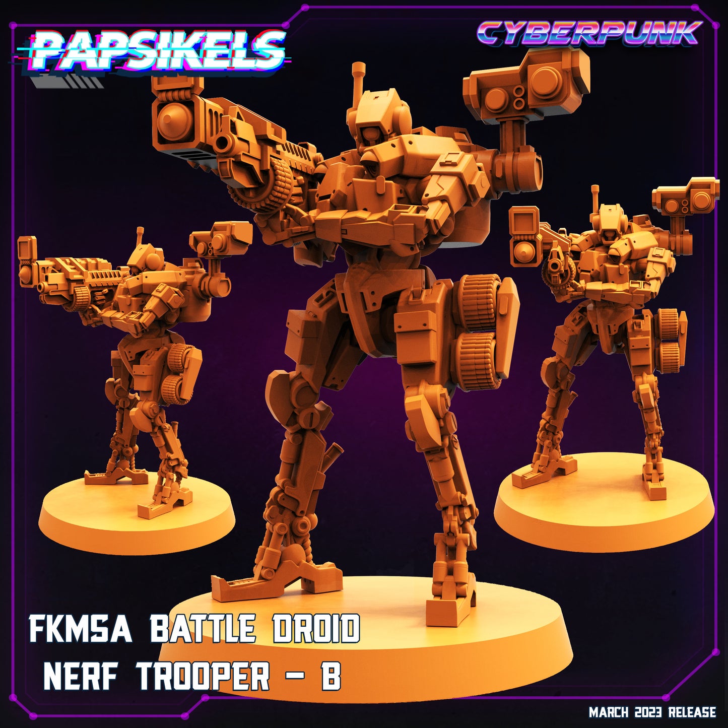 FKMSA Battle Droid Nerf Trooper - B