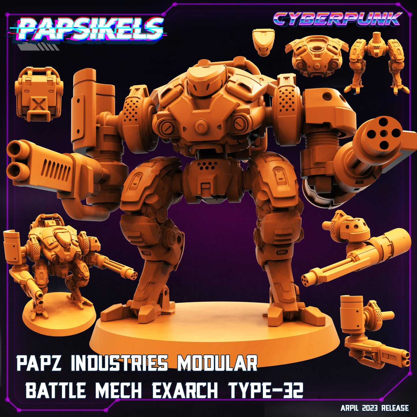 PAPZ Industries Modular Battle Mech Exarch Type-32