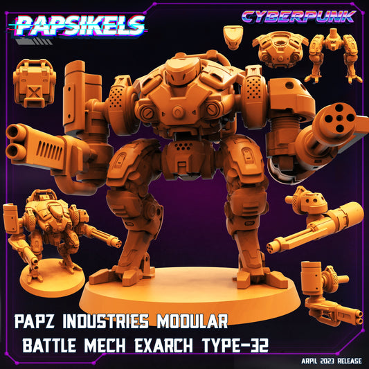 PAPZ Industries Modular Battle Mech Exarch Type-32