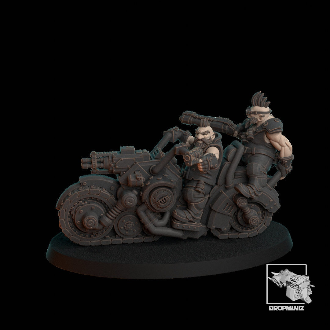 Bad Azz Dwarves of the Galaxy - Biker - A