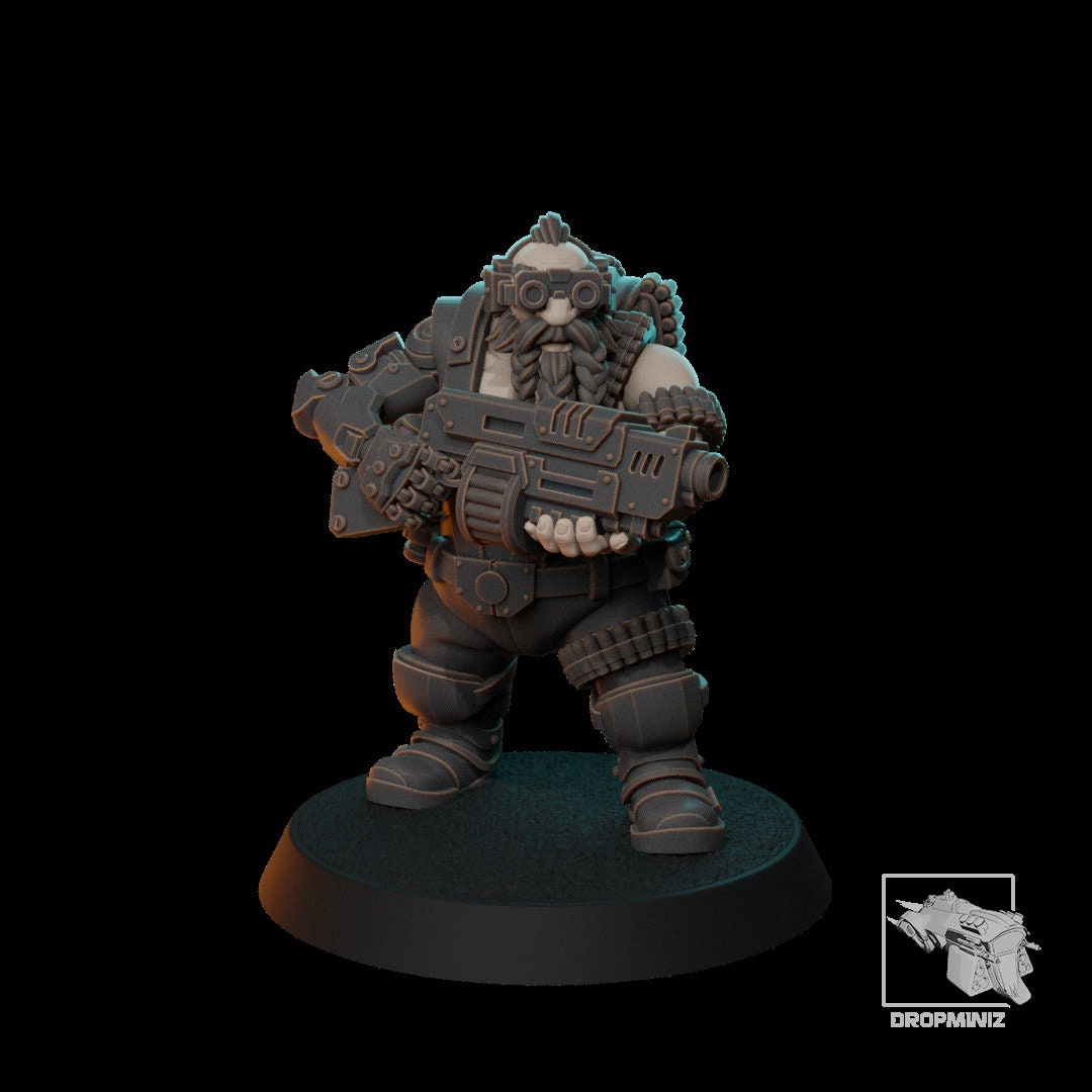 Bad Azz Dwarves of the Galaxy - Machine Gunner