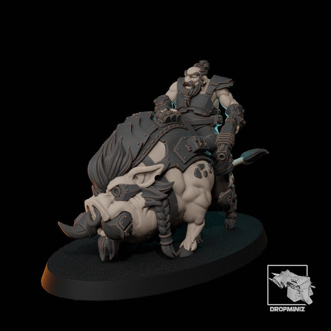 Bad Azz Dwarves of the Galaxy - Boar Rider - A