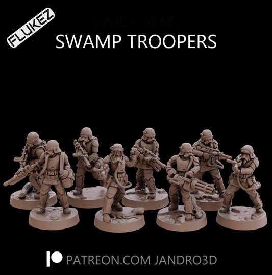 Swamp Troopers No Cloak - Set of 8