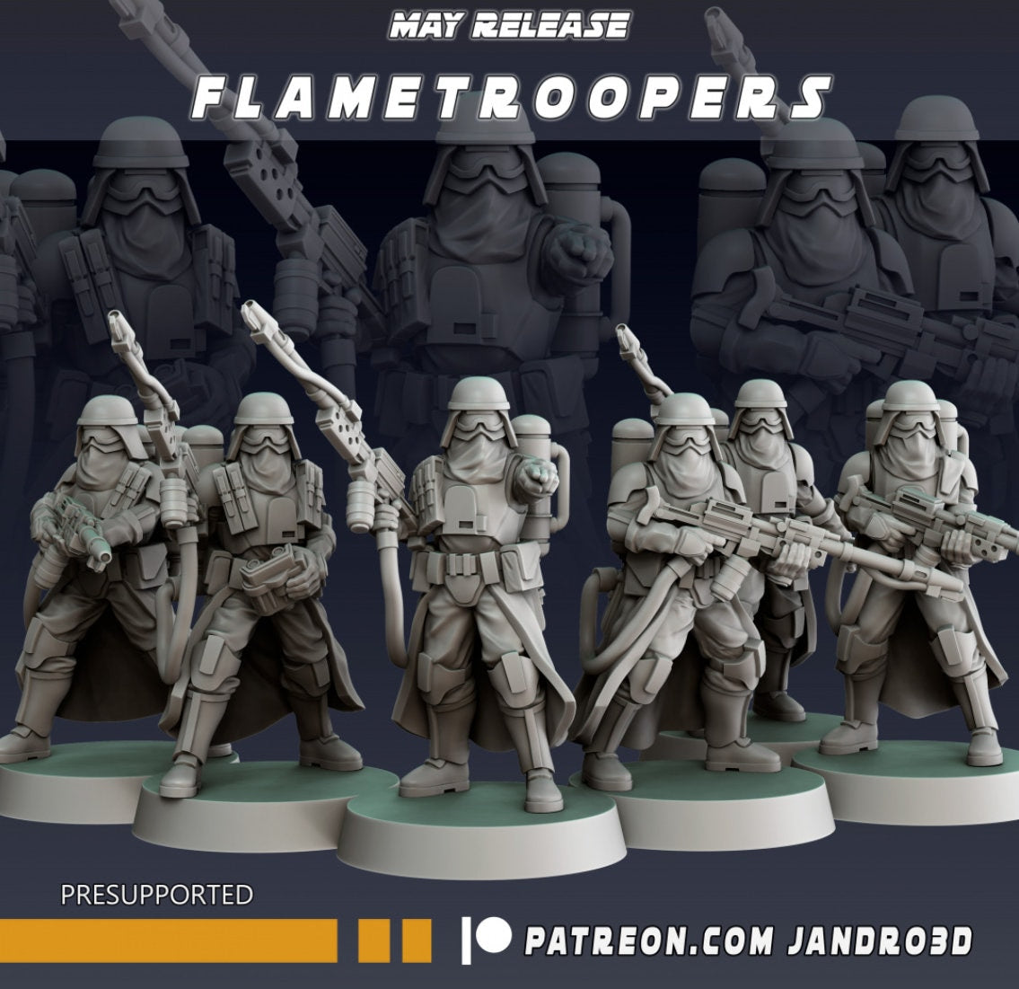 Flame Troopers - Set of 6