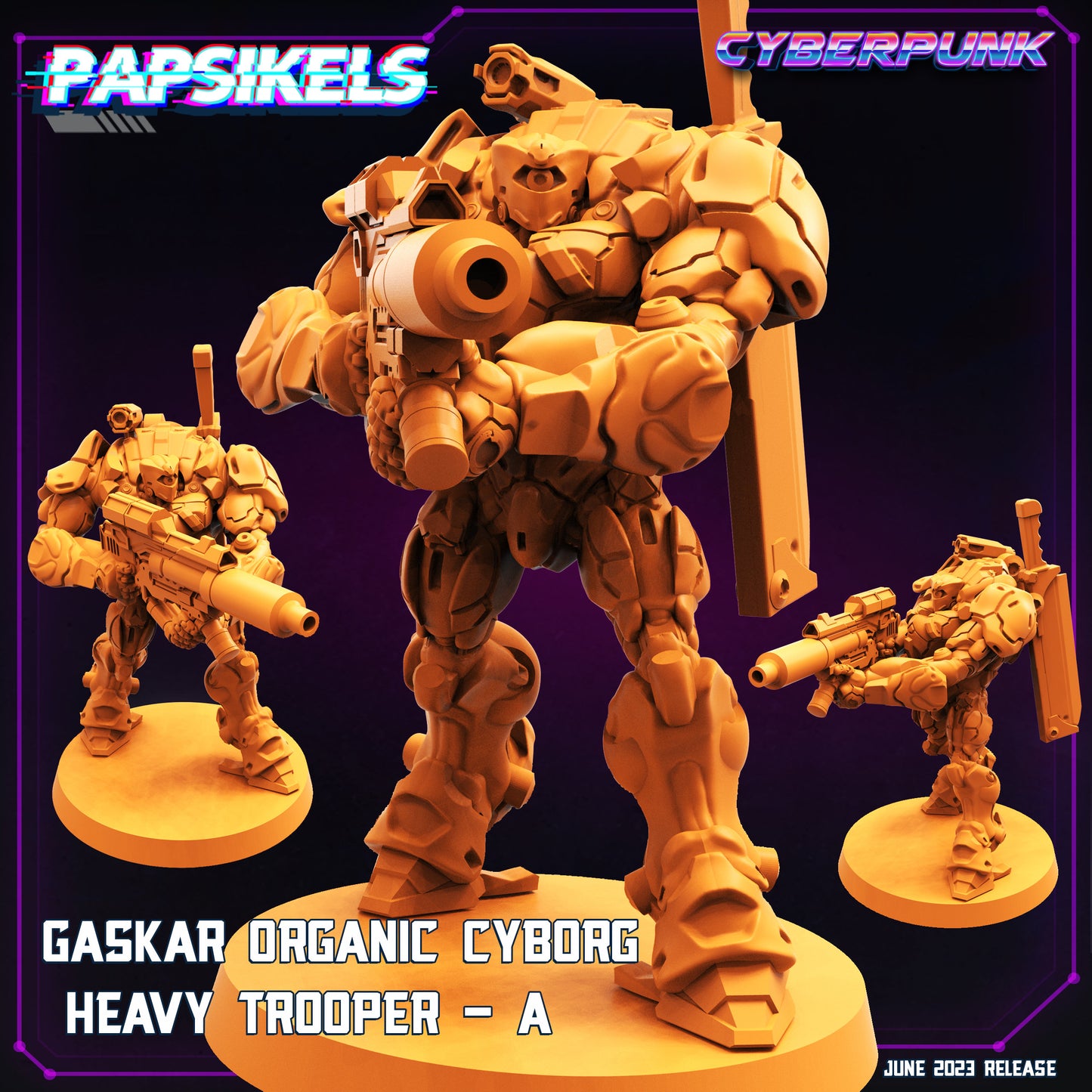 Gaskar Organic Cyborg Heavy Trooper - A