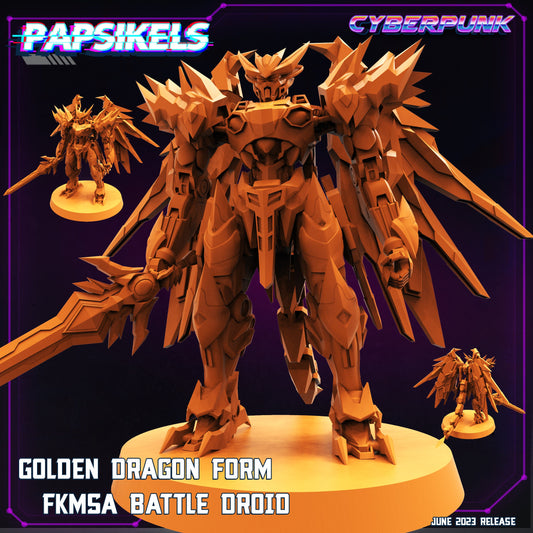 Golden Dragon Form FKMSA Battle Droid