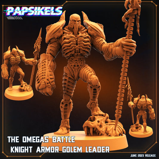 Omega Battle Knight Armor Golem Leader