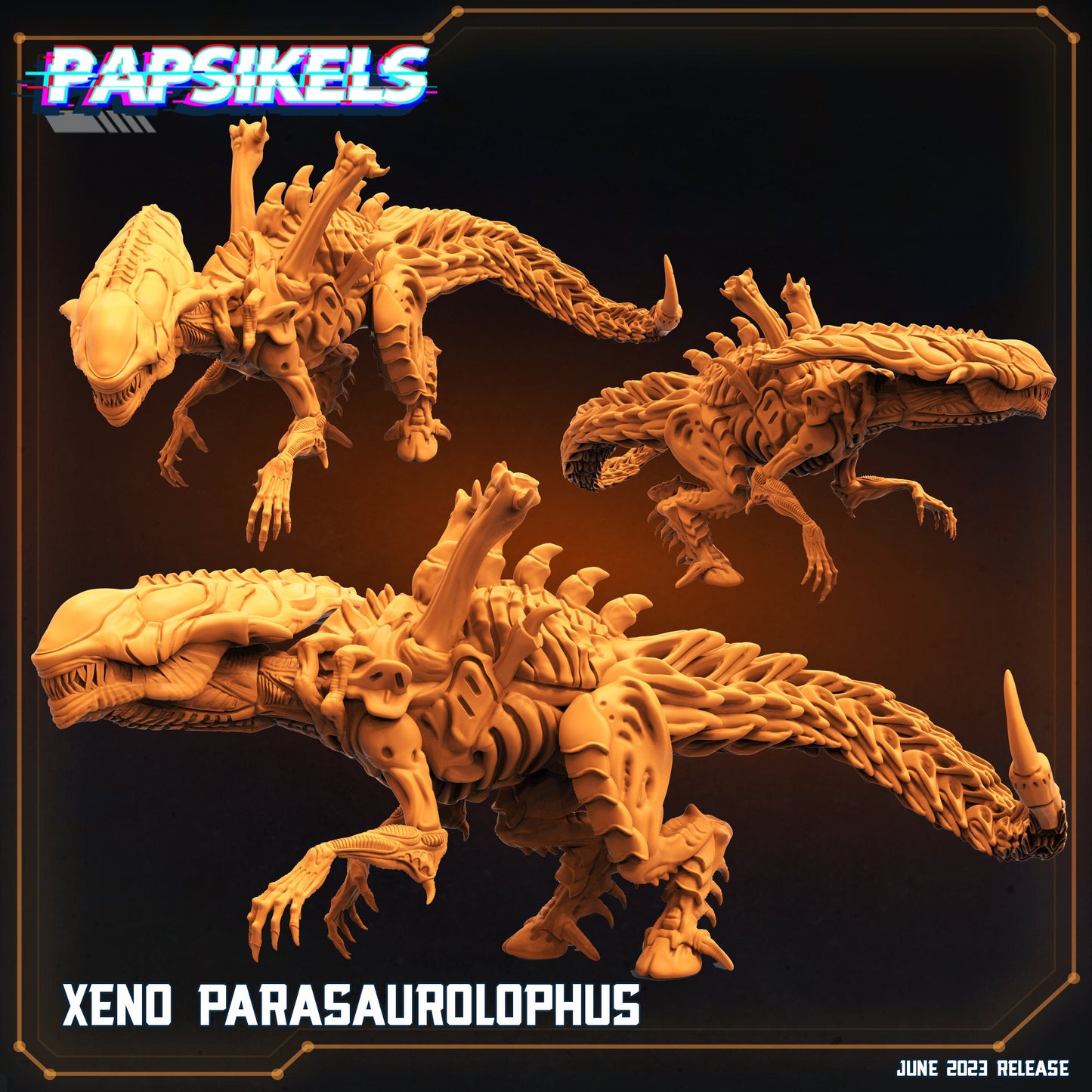 Xeno Parasaurolophus Epic Scale