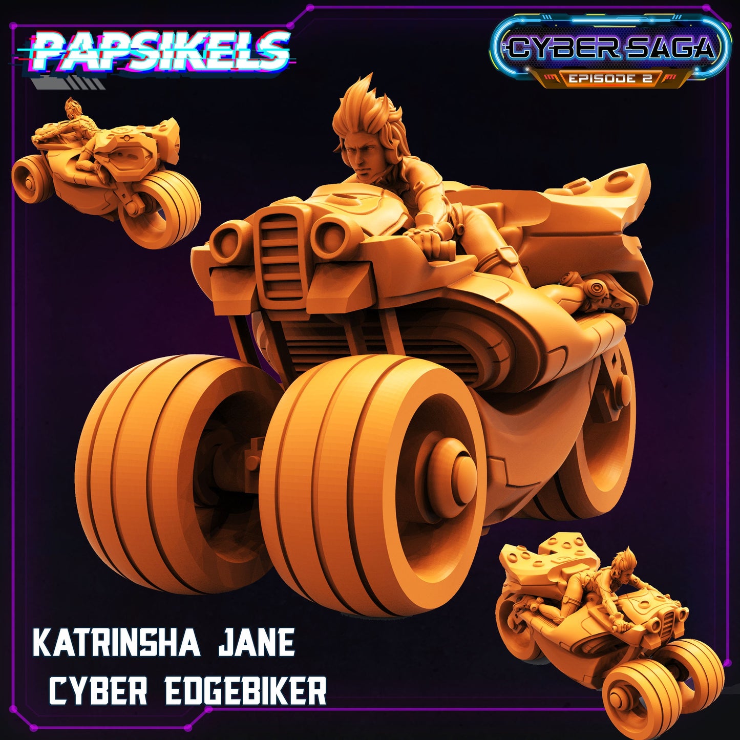 Cyber Edge Biker - Katrinsha Jane