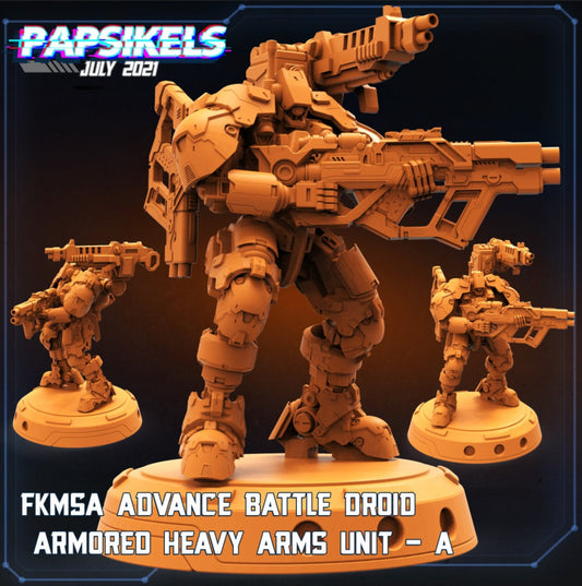 FKMSA Advance Battle Droid Armored Heavy Arms Unit A