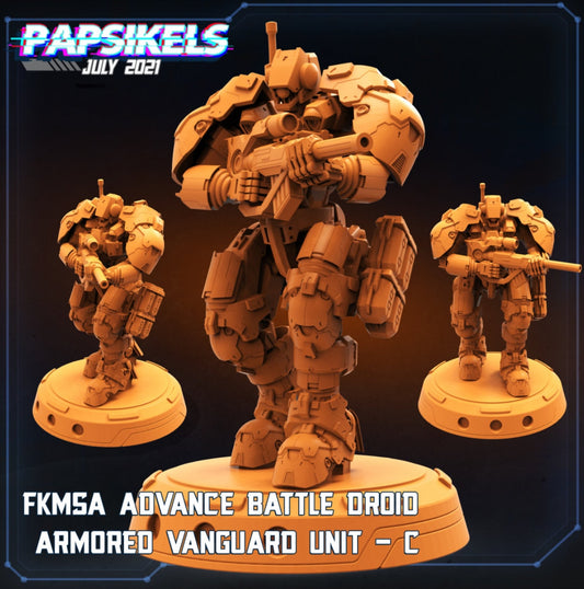 FKMSA Advance Battle Droid Armored Vanguard Unit C