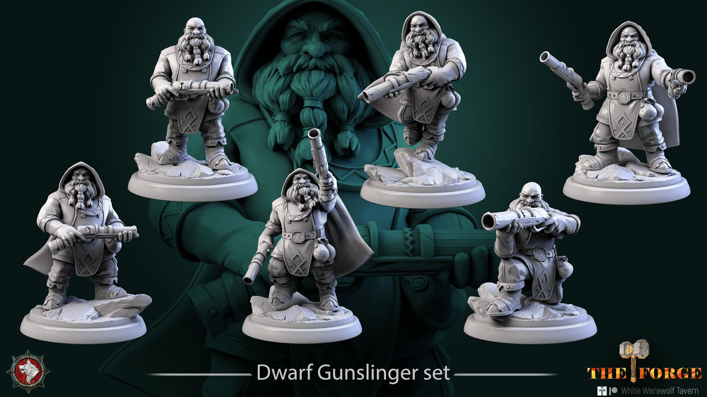 Dwarf Gunslingers - Set of 6