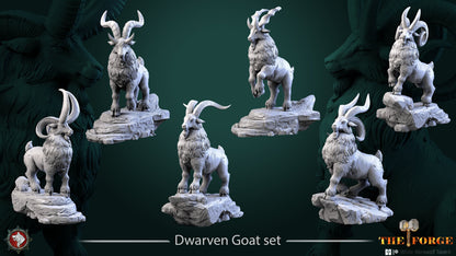 Dwarven Goats - Set of 6