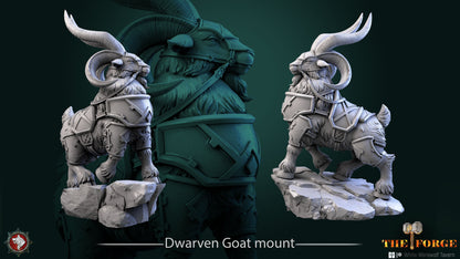 Dwarven Goat Mount Armored