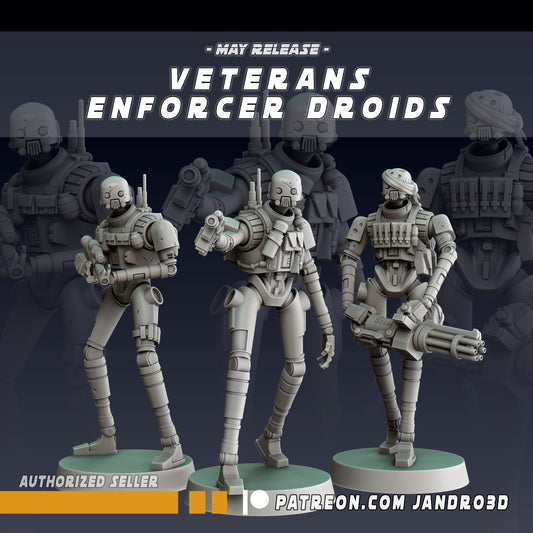 Veterans Enforcer Droids - Set of 3