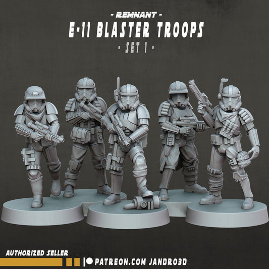 Remnant - E11 Blaster Troops - Set 1 - 4 pack