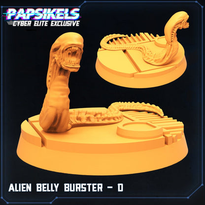 Alien Belly Burster - Set of 4