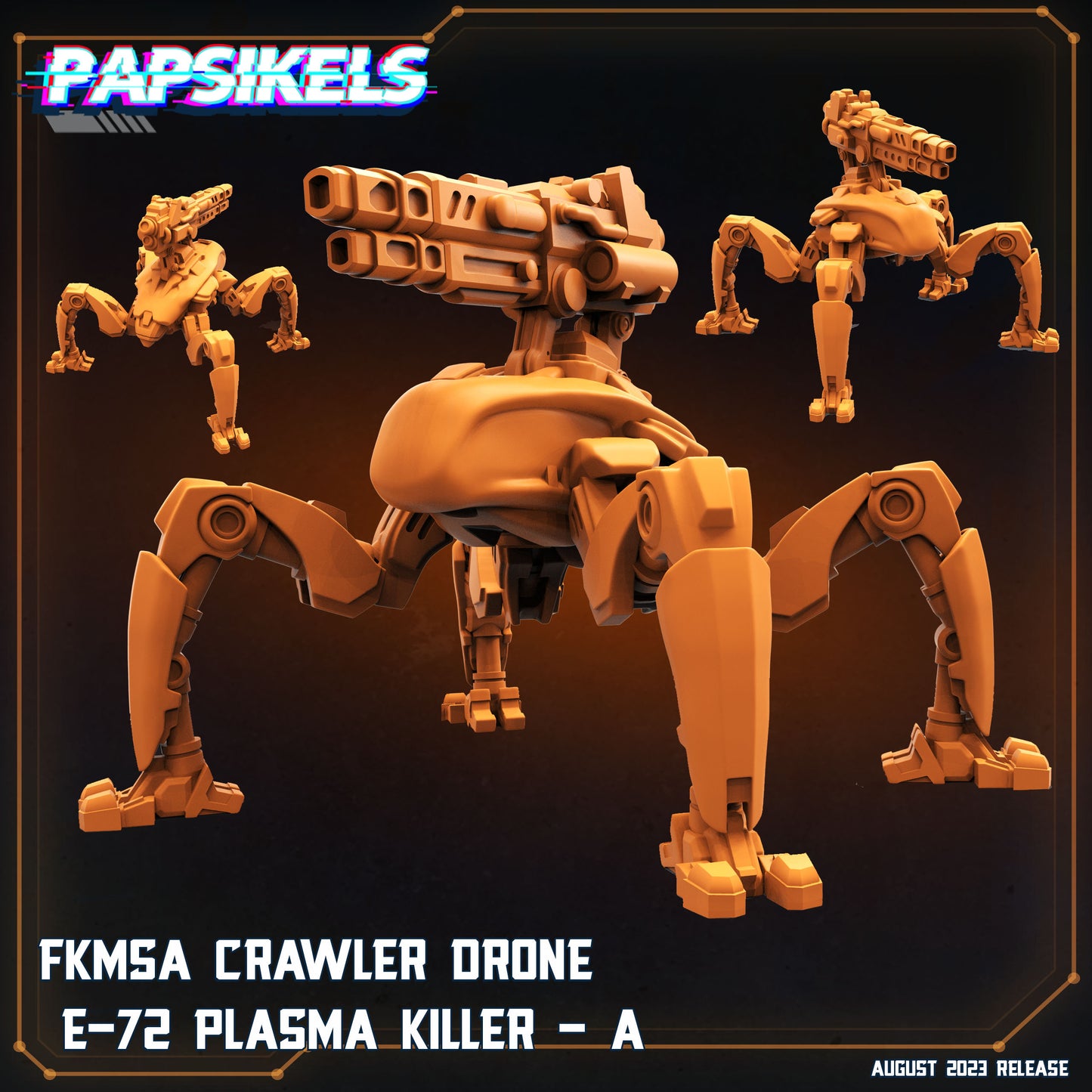 FKMSA Crawler Drone E-72 Plasma Killer - A