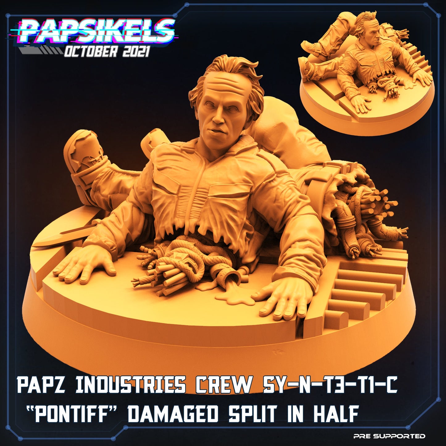 PAPZ Industries Crew Synthetic "Pontiff" Damaged Split in Half