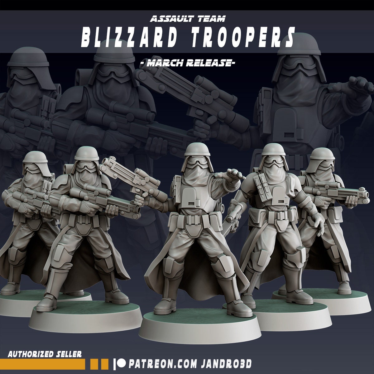 Assault Team - Blizzard Troopers - Set of 5